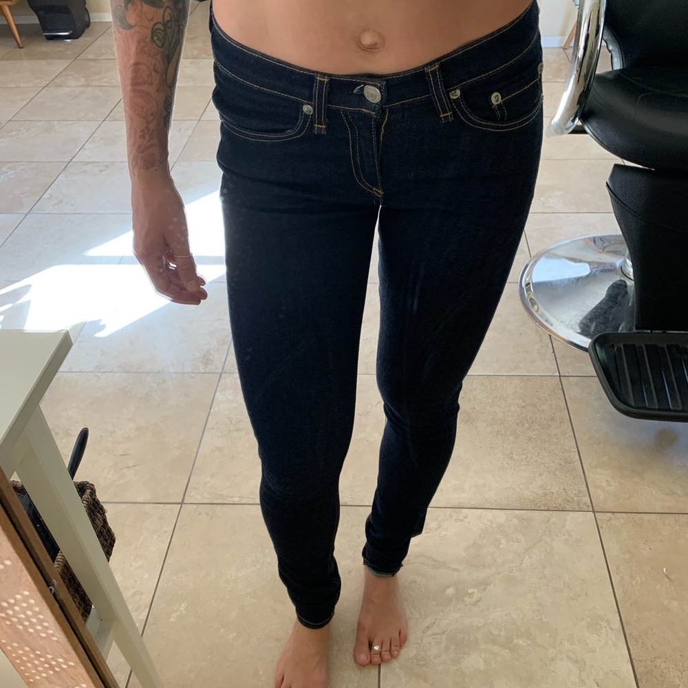 Rag and bone high rise skinny